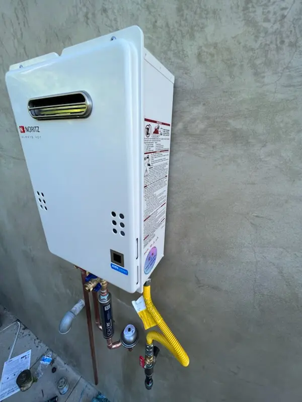 Tankless water heater installation for Cirby Side homes